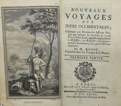 NOUVEAUX VOYAGES AUX INDES OCCIDENTALES. BOSSU