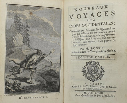 NOUVEAUX VOYAGES AUX INDES OCCIDENTALES. BOSSU