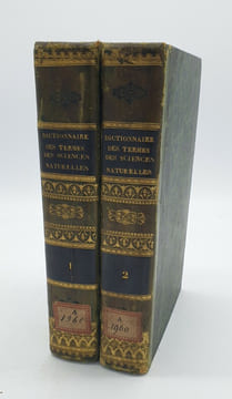 DICTIONNAIRE DES TERMES DANS LES SCIENCES NATURELLES. JOURDAN ANTOINE