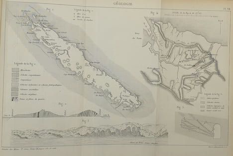 RAPPORT SUR LA CONSTITUTION GEOLOGIQUE ET LES RICHESSES MINERALES DE LA NOUVELLE CALEDONIE. HEURTEAU EMILE