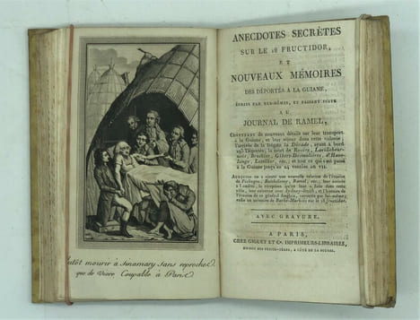 Journal de l'adjudant-général Ramel, commandant de la Garde du Corps Législatif de la République Française, l'un des déportés à la Guiane après le 18 ...
