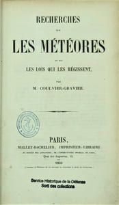 Recherches sur les météores et sur les lois qui les régissent