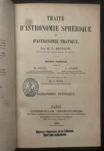 Traité d'astronomie sphérique et d'astronomie pratique.