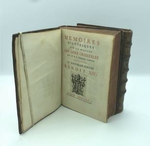 Mémoires historiques sur les missions des Indes orientales présentés au Souverain Pontife Benoît XIV. 