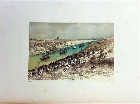 Voyage pittoresque à travers l'Isthme de Suez. Album des souverain. FONTANE (Marius), RIOU (Édouard), CICERI (Eugène)