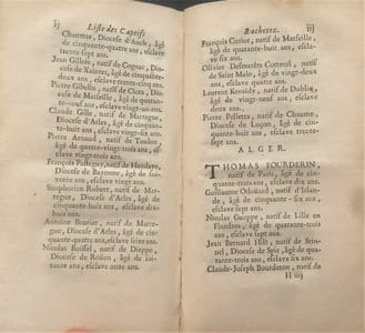 Relation en forme de journal, du voiage pour la rédemption des captifs, aux roiaumes de Maroc & d'Alger. Pendant les Années 1723, 1724 & 1725. 