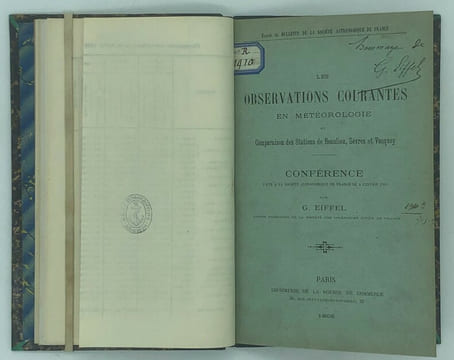 Les Observations Météorologiques du Weather Bureau de Washington suivi Les observations courantes en météorologie et comparaison des Stations de ...