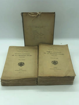 Documents scientifiques de la mission Tilho (1906-1909). TILHO Jean