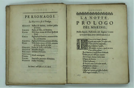 Filli di Sciro, Fauola Pastorale del conte Guidubaldo Bonarelli & Aminta , Favola boscareccia del signor Torquato Tasso