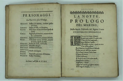 Filli di Sciro, Fauola Pastorale del conte Guidubaldo Bonarelli & Aminta , Favola boscareccia del signor Torquato Tasso