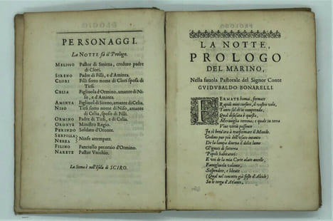 Filli di Sciro, Fauola Pastorale del conte Guidubaldo Bonarelli & Aminta , Favola boscareccia del signor Torquato Tasso. Guidubaldo Bonarelli / ...
