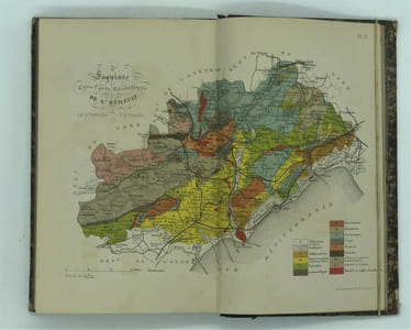 Introduction a la description géologique du departement de l'hérault relié avec quelques applications actuelles …..de la géologie ….leçon faite à la faculté des sciences de Montpellier par Paul Gervais de Rouville.