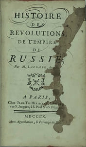 Histoire des révolutions de l'empire de Russie.
