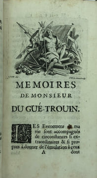 MÉMOIRES DE M. DU GUÉ-TROUIN, Chef d'Escadre Des Armées De S. M. T. C. et Grand-Croix de l'Ordre Militaire de S. Louis. . DUGUAY-TROUIN (René)