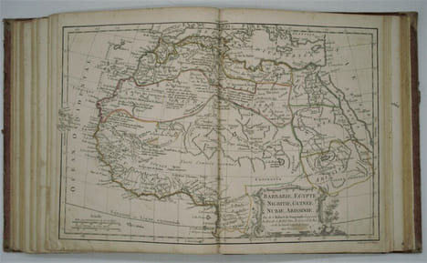 Nouvel atlas portatif destiné principalement pour l’instruction de la jeunesse, d’après la géographie moderne de feu l’abbé Delacroix par le S. Robert ...