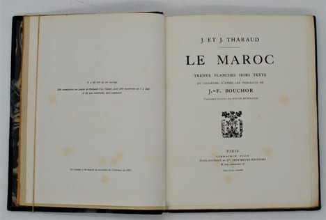 Le Maroc. Tharaud J et J