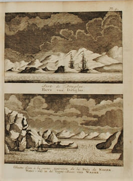 Voyage à la Baye de Hudson, Fait en 1746.& 1747. par les Navires le Dobbs-Galley & la California, pour la découverte d'un Passage au Nord-Ouest; avec ...