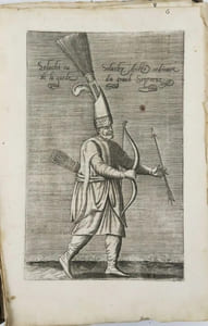 L'Histoire de la decadence de l'empire grec, et establissement de celuy des Turcs par Chalcondile Athenien. De la traduction de B. de Vigenere Bourbonnois, & illustrée par luy de curieuses recherches trouvées depuis son decés. Avec la continuation de la mesme histoire, depuis la ruine du Peloponese jusques à present, 1632 & des considerations sur icelle : a laquelle ont esté adjoustez les eloges des seigneurs othomans : plusieurs descriptions & figures representans au naturel les accoustremens des officiers de l'empereur turc, & des tableaux prophetiques predisans la ruine de la mesme monarchie, par Artus Thomas sieur d'Embry, parisien, avec privilege du Roy. TOME SECOND.