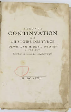 L'Histoire de la decadence de l'empire grec, et establissement de celuy des Turcs par Chalcondile Athenien. De la traduction de B. de Vigenere ...