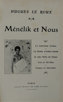 Ménélik et nous. LE ROUX, Hughes