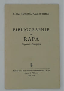 Bibliographie de RAPA , Polynésie Française 