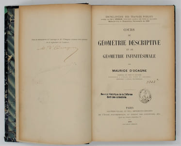 Cours de géométrie descriptive et de géométrie infinitésimale
