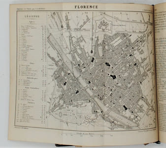 Itinéraire Descriptif, Historique et Artistique De l'Italie ,enrichi de vingt-deux cartes et plans.