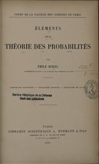 Éléments De La Théorie Des Probabilités