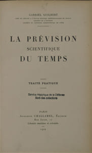 La Prévision scientifique du Temps, Traité pratique