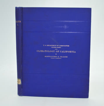 Climatology of California. MCADIE, Alexander G.
