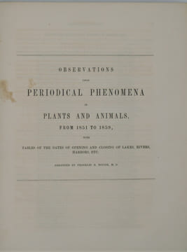 Results of meteorological observations: made under the direction of the United States Patent Office and the Smithsonian Institution from the year 1854 ...