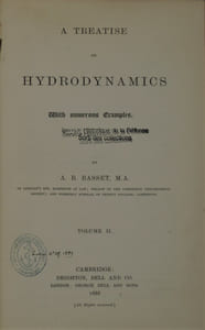 A Treatise on hydrodynamics, with numerous examples