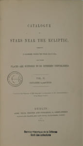 Catalogue of Stars Near the Ecliptic: Observed at Markree During the Years 1848[-1856] and Whose Places are Supposed to be Hitherto Unpublished ...