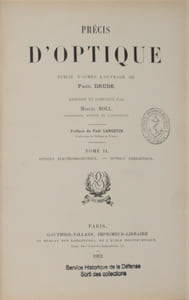Précis d'optique publié d'après l'ouvrage de Paul Drude , Refondu et complété par Marcel Boll