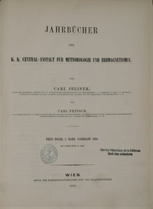 Jahrbücher der K.K. Central-Anstalt fur Meteorologie und Erdmagnetismus