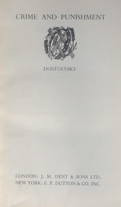 CRIME AND PUNISHMENT