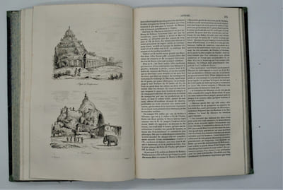 Voyage pittoresque en Asie et en Afrique. Résumé général des voyages anciens et modernes. D'après Epman, Lesseps, J.F. Gmélin, Pallas, Kempfer, Marc Pol, de Guignes, Turner, Monco-Park, etc.etc. Accompagné de Cartes et de nombreuses Gravures sur acier, d'après les dessins de Jules Boilly.