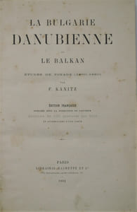 La Bulgarie danubienne et le Balkan. Études de voyage (1860-1880)Édition publiée sous la direction de l'auteur , illustrée de 100 gravures sur bois. 