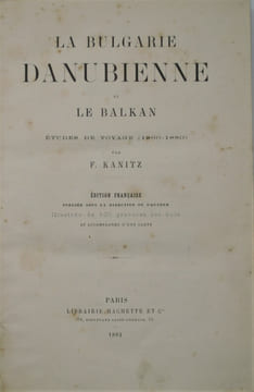 La Bulgarie danubienne et le Balkan. Études de voyage (1860-1880)Édition publiée sous la direction de l'auteur , illustrée de 100 gravures sur bois. . ...