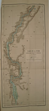 Des Cataractes du Nil et spécialement de celles de Hannek et de Kaybar. Avec 5 planches.. E. de GOTTBERG