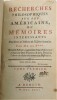 Recherches philosophiques sur les Américains, ou Mémoires intéressants pour servir à l'histoire de l'espèce humaine. . PAUW (Corneille de). 