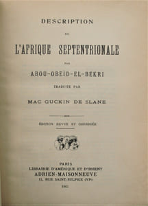 Description de l'Afrique septentrionale ,