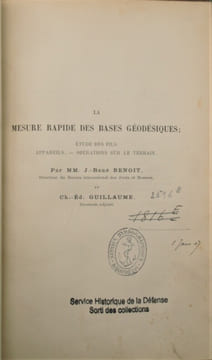La mesure rapide des bases géodésiques - Étude des fils, appareils, opérations sur le terrain.. La mesure rapide des bases géodésiques - Étude des ...