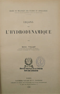 Leçons Sur L'hydrodynamique . VILLAT , Henri