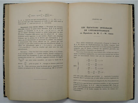 Leçons Sur L'hydrodynamique . VILLAT , Henri