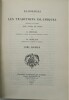 Les traditions islamiques, traduites de l’arabe avec notes et index par O. Houdas. et W. Marçais. . EL-BOKHARI 