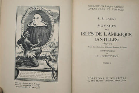 VOYAGES aux ISLES DE L'Amérique (ANTILLES) 1693-1705. LABAT R. P.