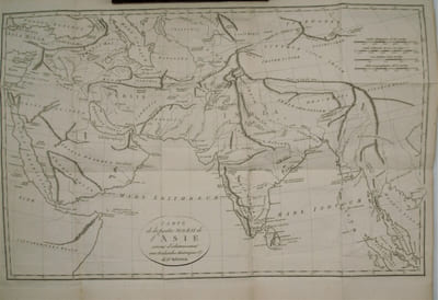 Recherches historiques sur la connoissance que les Anciens avoient de l’Inde et sur les progrès du commerce avec cette partie du monde avant la découverte du passage par le Cap de Bonne-Espérance ; suivies d’un appendix contenant des observations sur l’état civil, les loix et les formalités judiciaires, les arts, les sciences, et les institutions religieuses des indiens. 