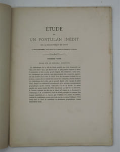 Étude sur un portulan inédit de la Bibliothèque de Dijon