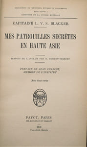 Mes patrouilles secrètes en Haute Asie